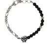 Alexander McQueen skull chain bead bracelet