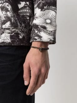 Alexander McQueen skull chain bead bracelet
