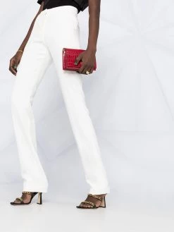 Cheap ๐ Alexander McQueen Leaf crepe long cigarette trousers ๐ 10 Alexander McQueen leaf-crepe long cigarette trousers