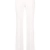 Alexander McQueen leaf-crepe long cigarette trousers