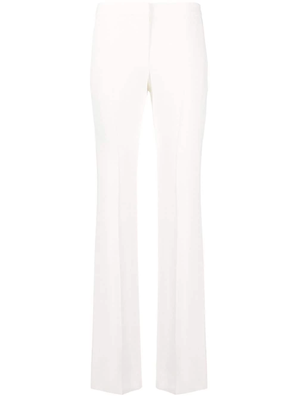 Cheap ๐ Alexander McQueen Leaf crepe long cigarette trousers ๐ 1 Alexander McQueen leaf-crepe long cigarette trousers