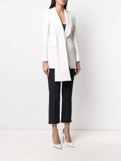 Deals ⭐ Alexander McQueen Asymmetric draped detail blazer ✨ 7 Alexander McQueen asymmetric draped detail blazer