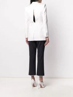 Deals ⭐ Alexander McQueen Asymmetric draped detail blazer ✨ 8 Alexander McQueen asymmetric draped detail blazer