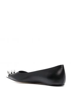 Alexander McQueen spike stud ballerina shoes