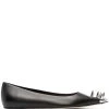 Alexander McQueen spike stud ballerina shoes