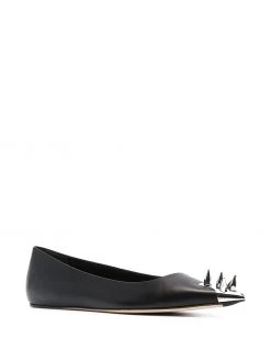 Alexander McQueen spike stud ballerina shoes