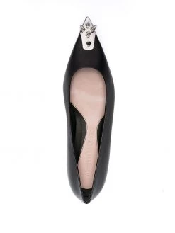 Alexander McQueen spike stud ballerina shoes
