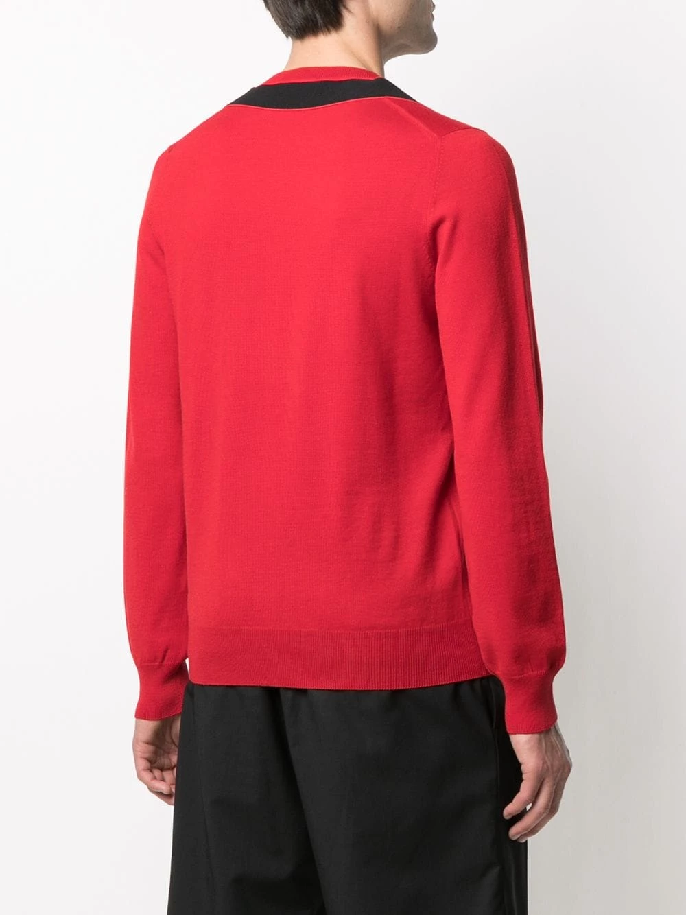 Deals ๐ฏ Alexander McQueen Logo strap V neck jumper ๐ฅฐ 4 Alexander McQueen logo strap V-neck jumper