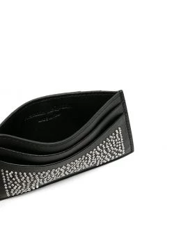 Alexander McQueen stud-detail cardholder