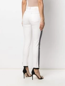 Alexander McQueen side-stripe skinny jeans