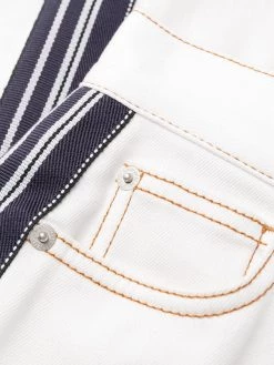 Alexander McQueen side-stripe skinny jeans