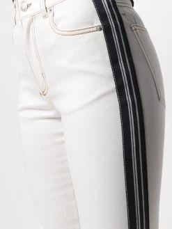 Alexander McQueen side-stripe skinny jeans