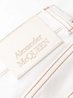 Alexander McQueen side-stripe skinny jeans