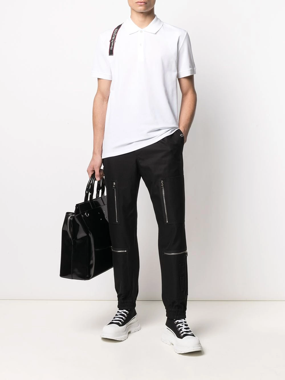Promo ๐ Alexander McQueen Multi pocket cuffed trousers โจ 2 Alexander McQueen multi-pocket cuffed trousers