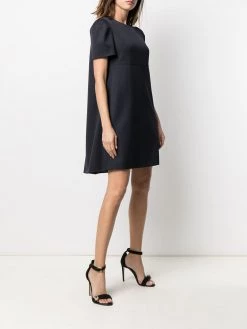 Alexander McQueen short-sleeve pleat minidress