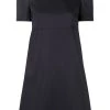 Alexander McQueen short-sleeve pleat minidress