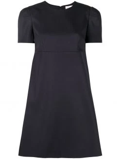 Alexander McQueen short-sleeve pleat minidress