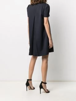 Alexander McQueen short-sleeve pleat minidress