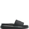 Alexander McQueen logo-detail slip-on slides