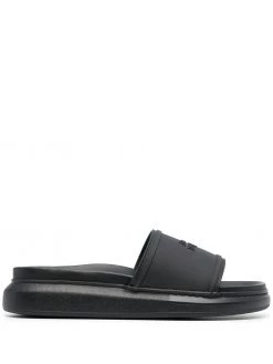 Alexander McQueen logo-detail slip-on slides