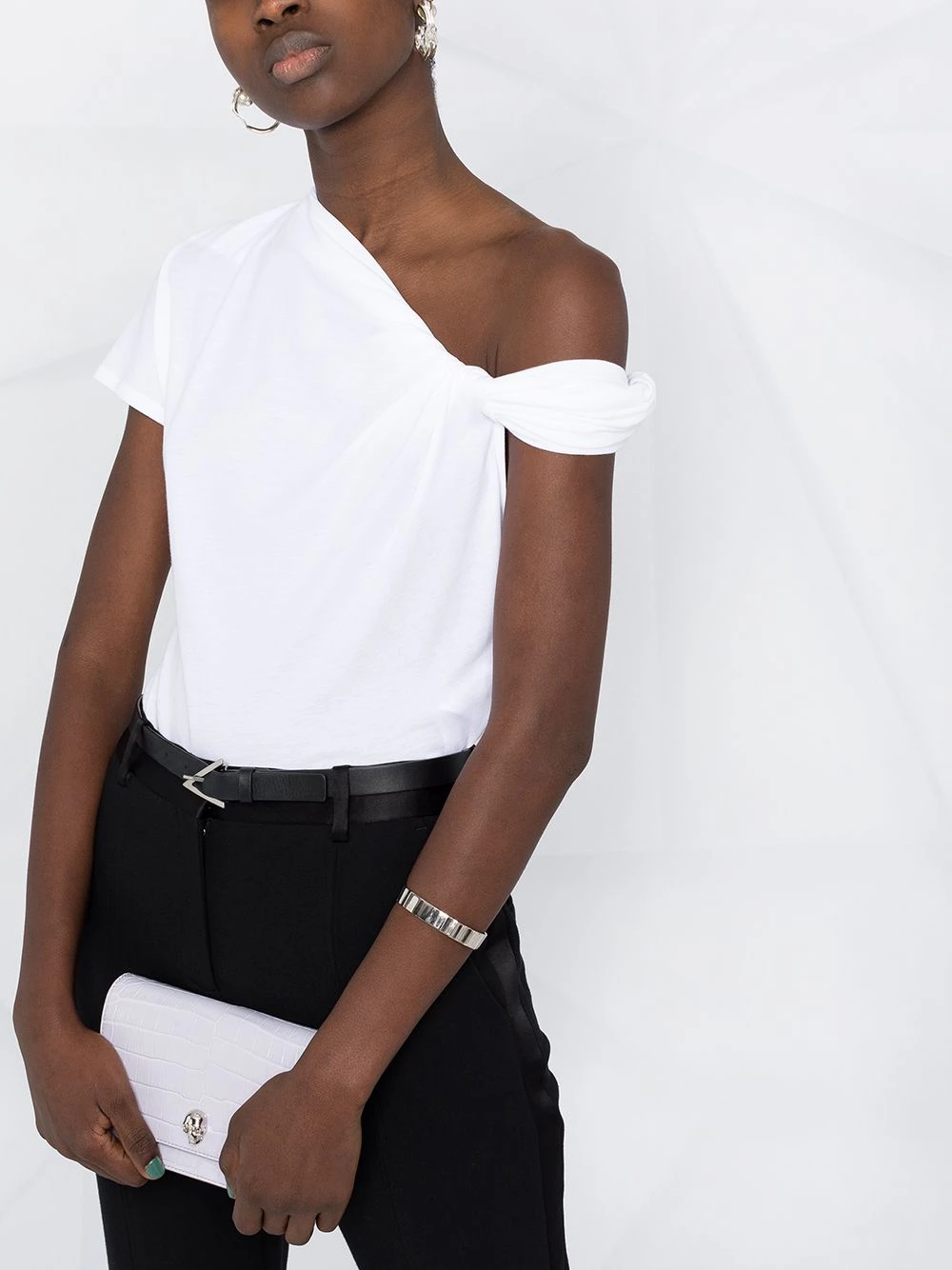 Promo ๐ Alexander McQueen Asymmetric knotted top ๐งจ 5 Alexander McQueen asymmetric knotted top