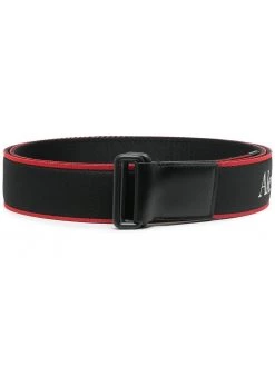 Alexander McQueen logo-print adjustable belt