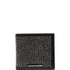 Alexander McQueen stud-embellished logo-print wallet