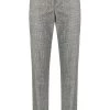 Alexander McQueen check print cropped trousers