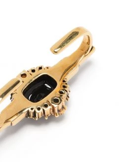 Alexander McQueen jewelled stick bar earring