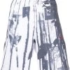 Alexander McQueen trompe l'oeil print track shorts