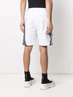 Alexander McQueen trompe l'oeil print track shorts