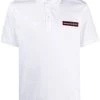 Alexander McQueen logo patch cotton polo shirt