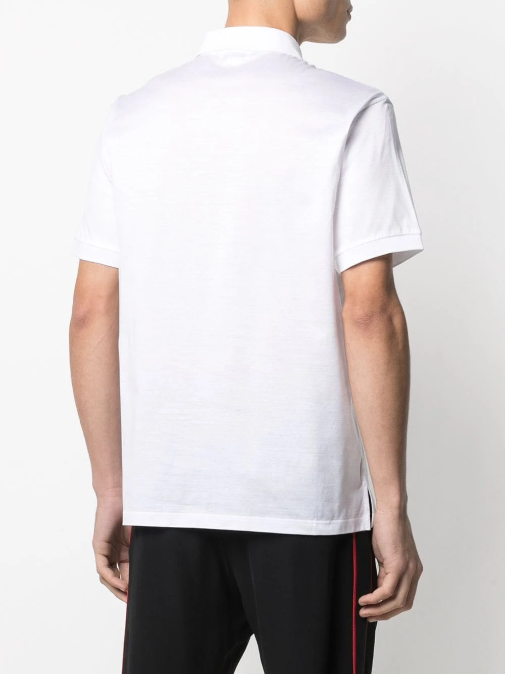 Promo ๐ Alexander McQueen Logo patch cotton polo ๐ shirt ๐ 4 Alexander McQueen logo patch cotton polo shirt