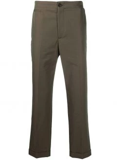 Alexander McQueen logo-tape detail chino trousers