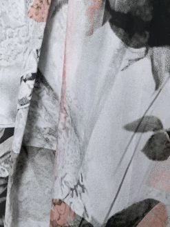 Alexander McQueen rose-print cotton shirt