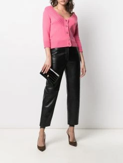 Alexander McQueen cold-shoulder cashmere cardigan