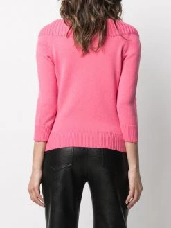 Alexander McQueen cold-shoulder cashmere cardigan