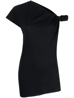 Alexander McQueen twist-detail off-shoulder T-shirt