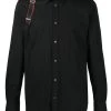 Alexander McQueen shoulder brace detail shirt