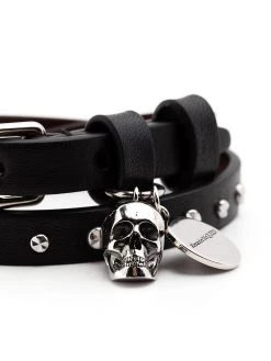 Flash Sale ๐ Alexander McQueen Skull charm wraparound bracelet โญ 5 Alexander McQueen skull charm wraparound bracelet