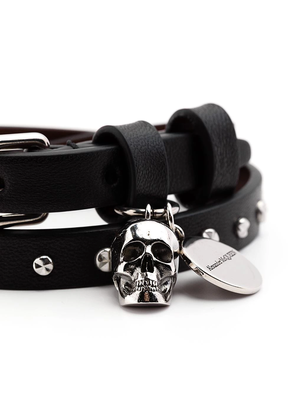 Flash Sale ๐ Alexander McQueen Skull charm wraparound bracelet โญ 3 Alexander McQueen skull charm wraparound bracelet