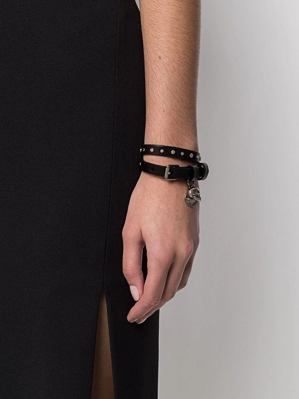 Flash Sale ๐ Alexander McQueen Skull charm wraparound bracelet โญ 2 Alexander McQueen skull charm wraparound bracelet