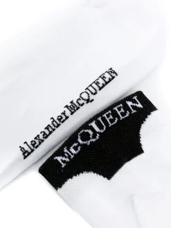 Alexander McQueen logo-embroidered socks