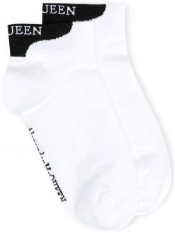 Alexander McQueen logo-embroidered socks