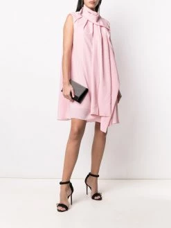 Alexander McQueen scarf detail shift dress