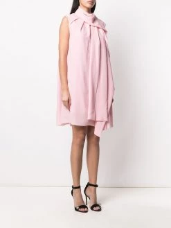 Alexander McQueen scarf detail shift dress