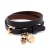 Alexander McQueen skull-motif wraparound bracelet