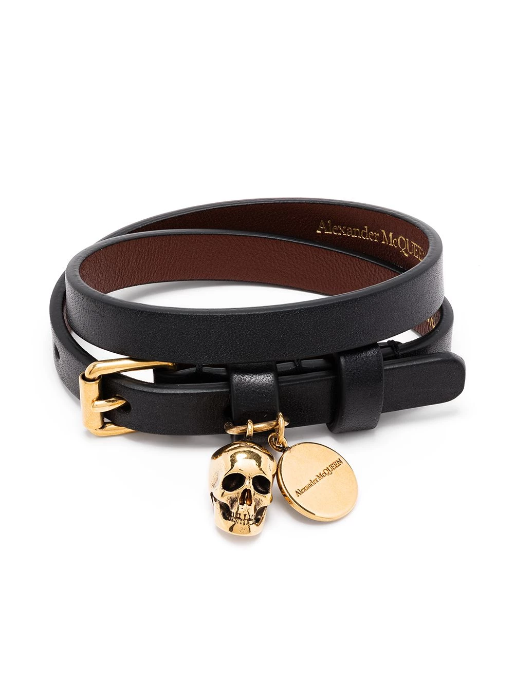 Best deal 🥰 Alexander McQueen Skull motif wraparound bracelet 🎁 1 Alexander McQueen skull-motif wraparound bracelet