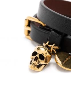 Best deal 🥰 Alexander McQueen Skull motif wraparound bracelet 🎁 5 Alexander McQueen skull-motif wraparound bracelet