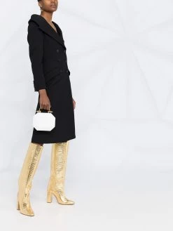 Alexander McQueen peak-lapel double-breasted dress